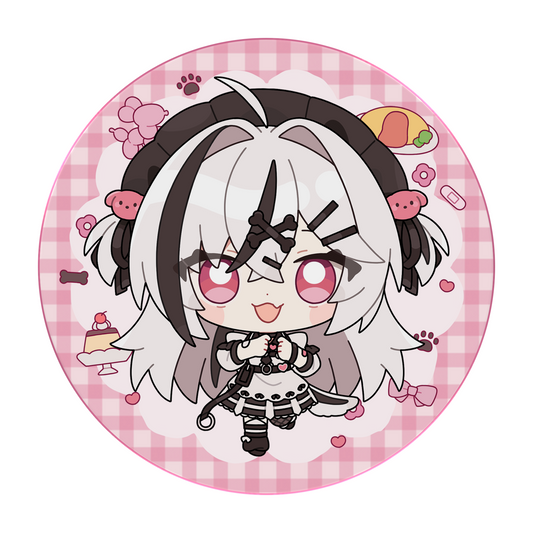 缶バッチ A , B , C (わンころ)