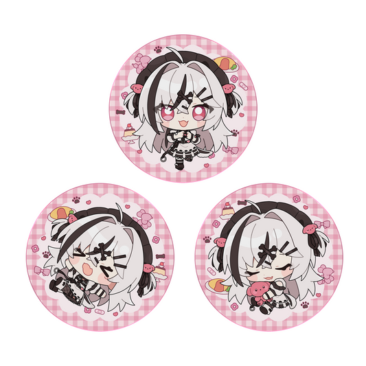 缶バッチ A , B , C （わンころ）